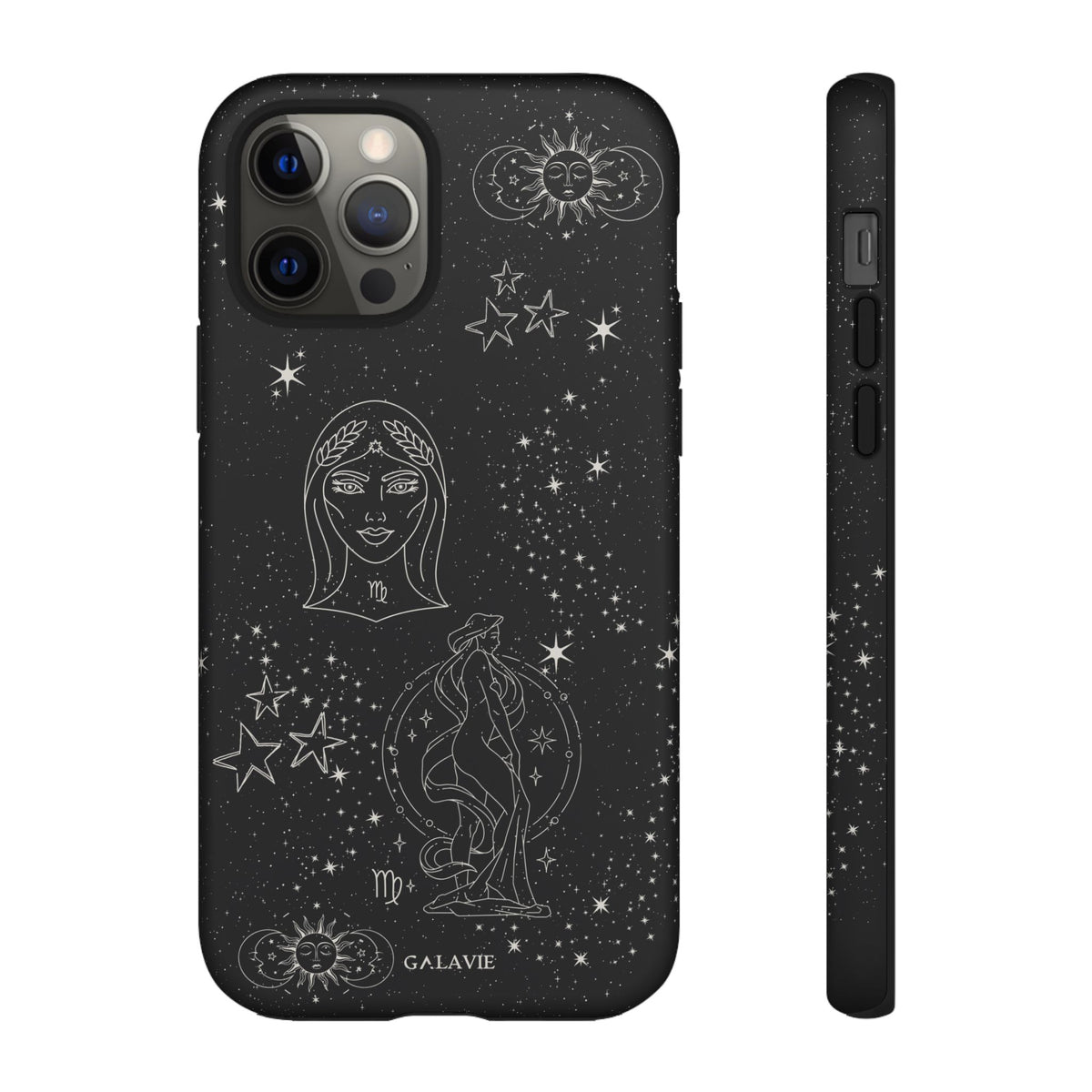 Virgo Zodiac Phone Case – Noir