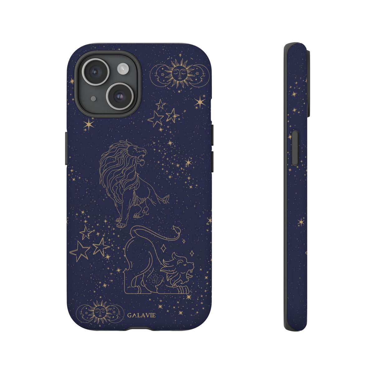 Leo Zodiac Phone Case – Navy