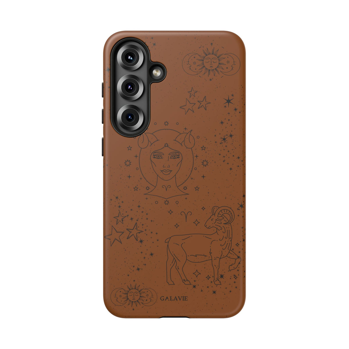 Aries Zodiac Phone Case – Cognac