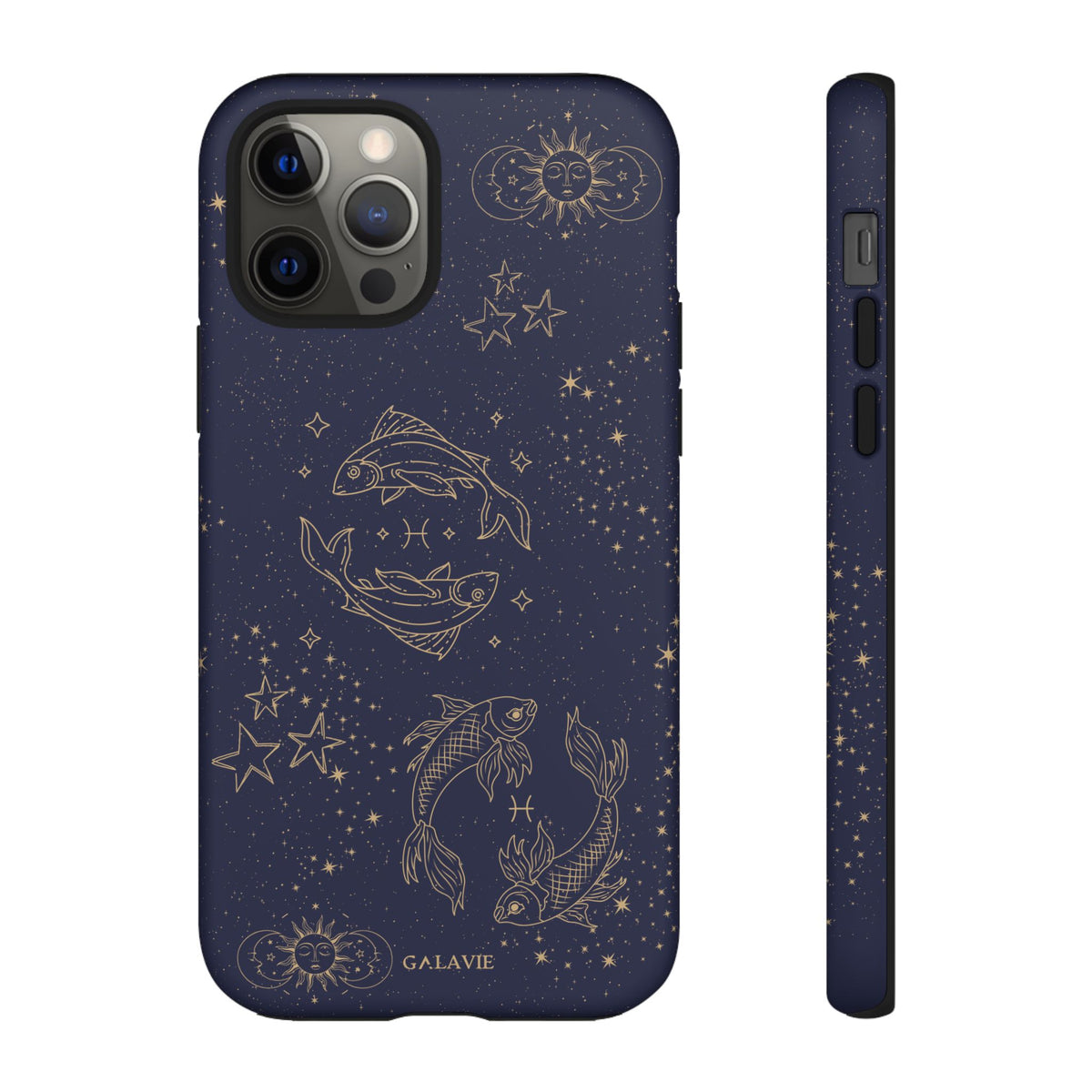 Pisces Zodiac Phone Case – Navy