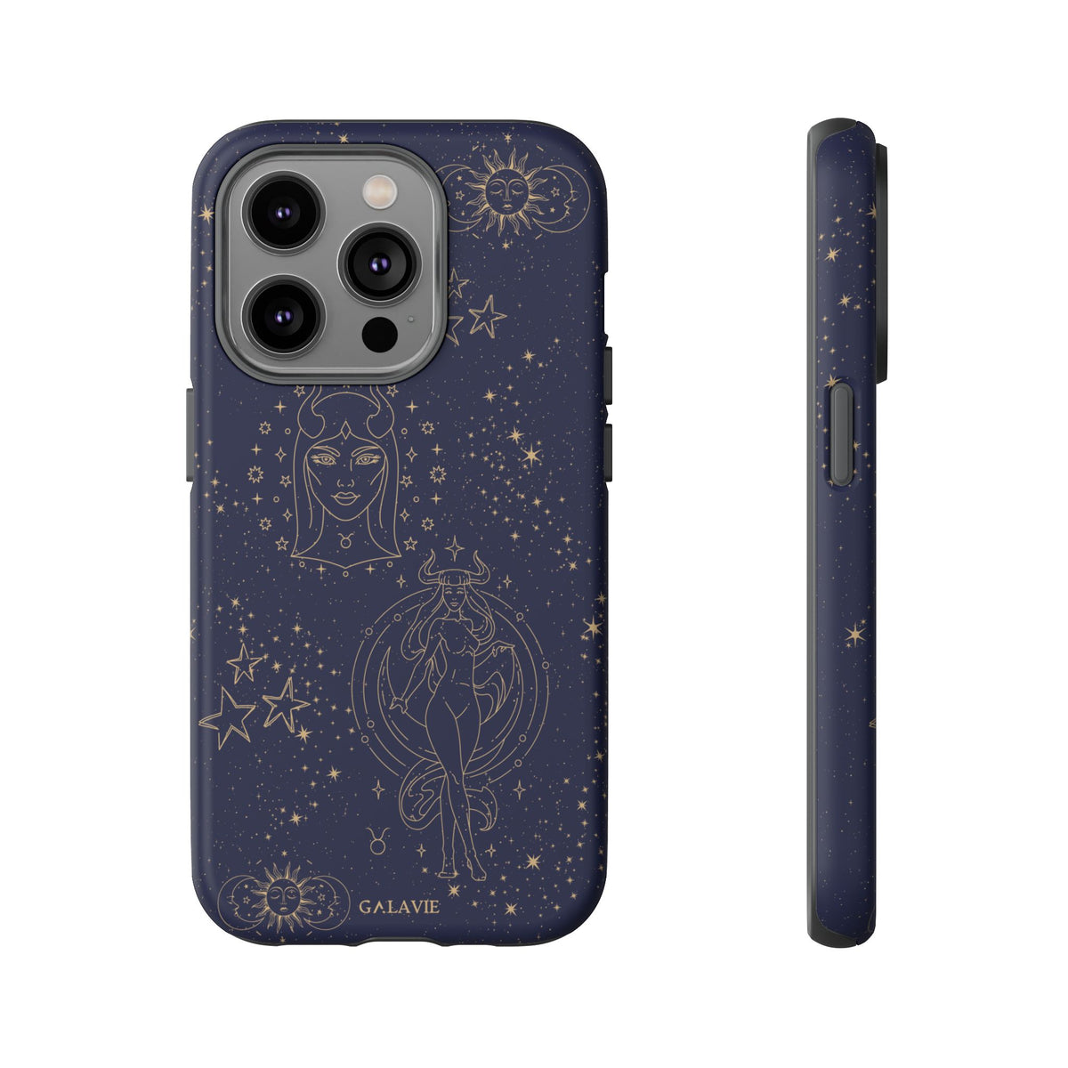 Taurus Zodiac Phone Case – Navy