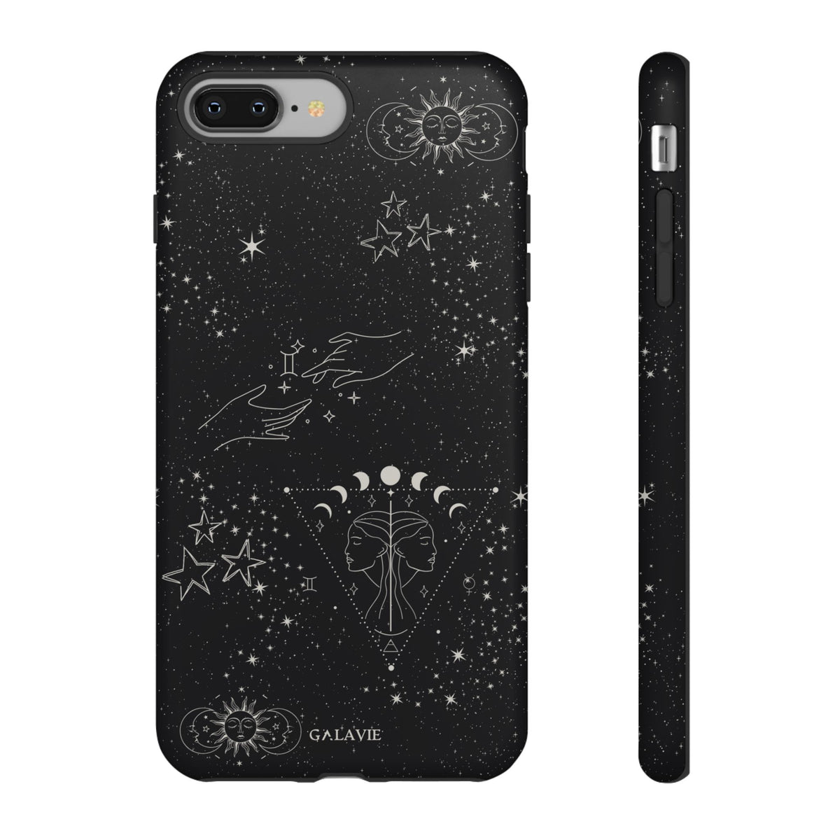 Gemini Zodiac Phone Case – Noir