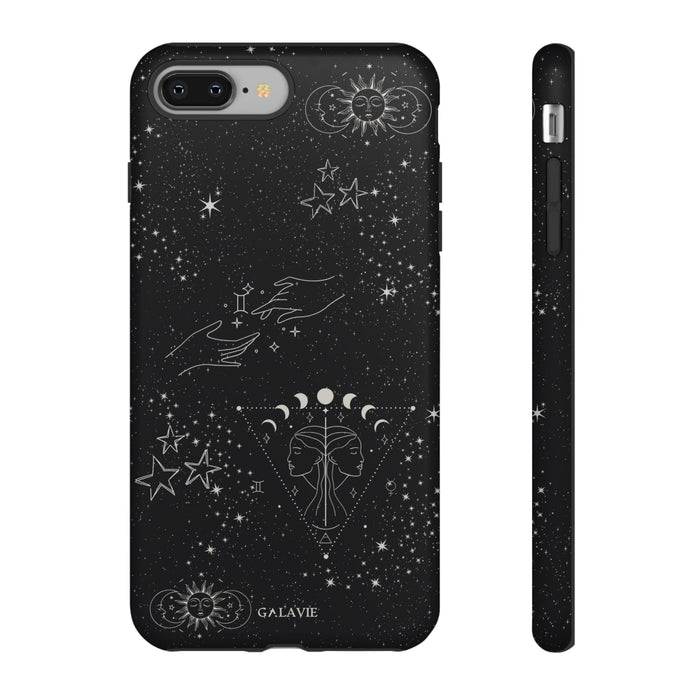 Gemini Zodiac Phone Case – Noir
