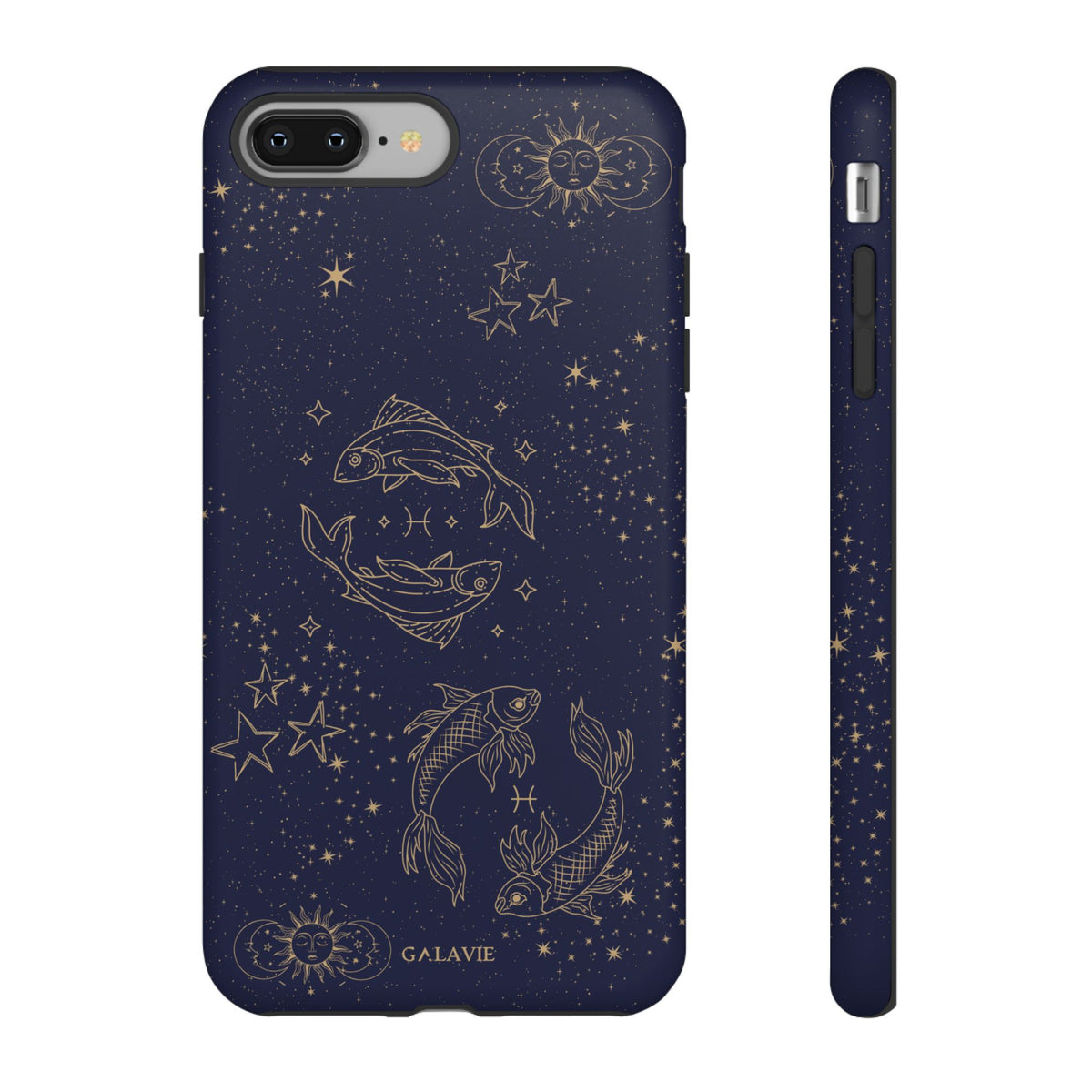 Pisces Zodiac Phone Case – Navy