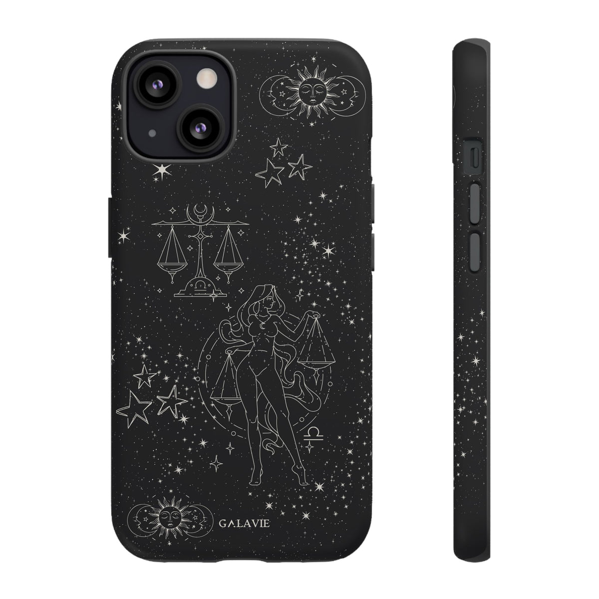 Libra Zodiac Phone Case – Noir