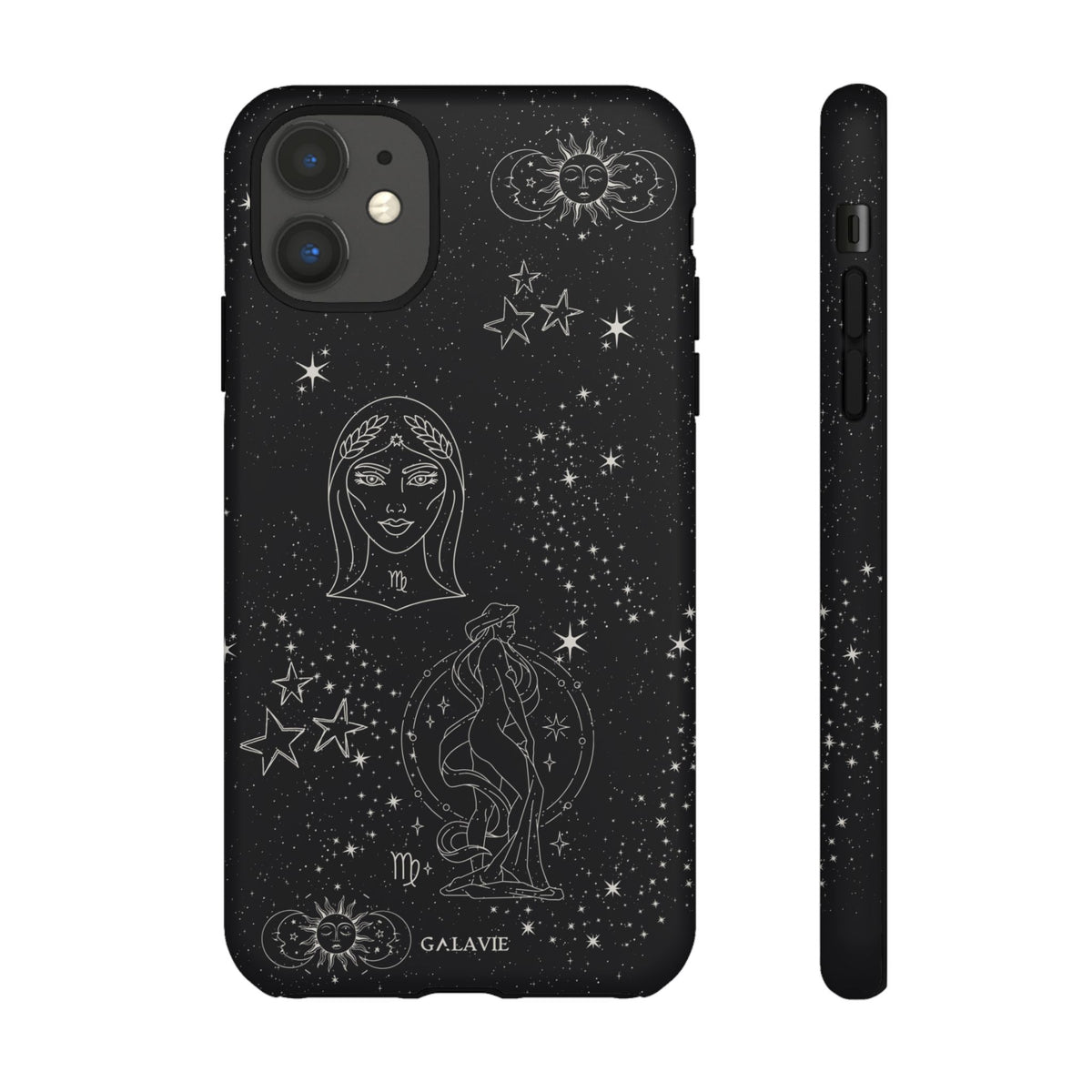 Virgo Zodiac Phone Case – Noir