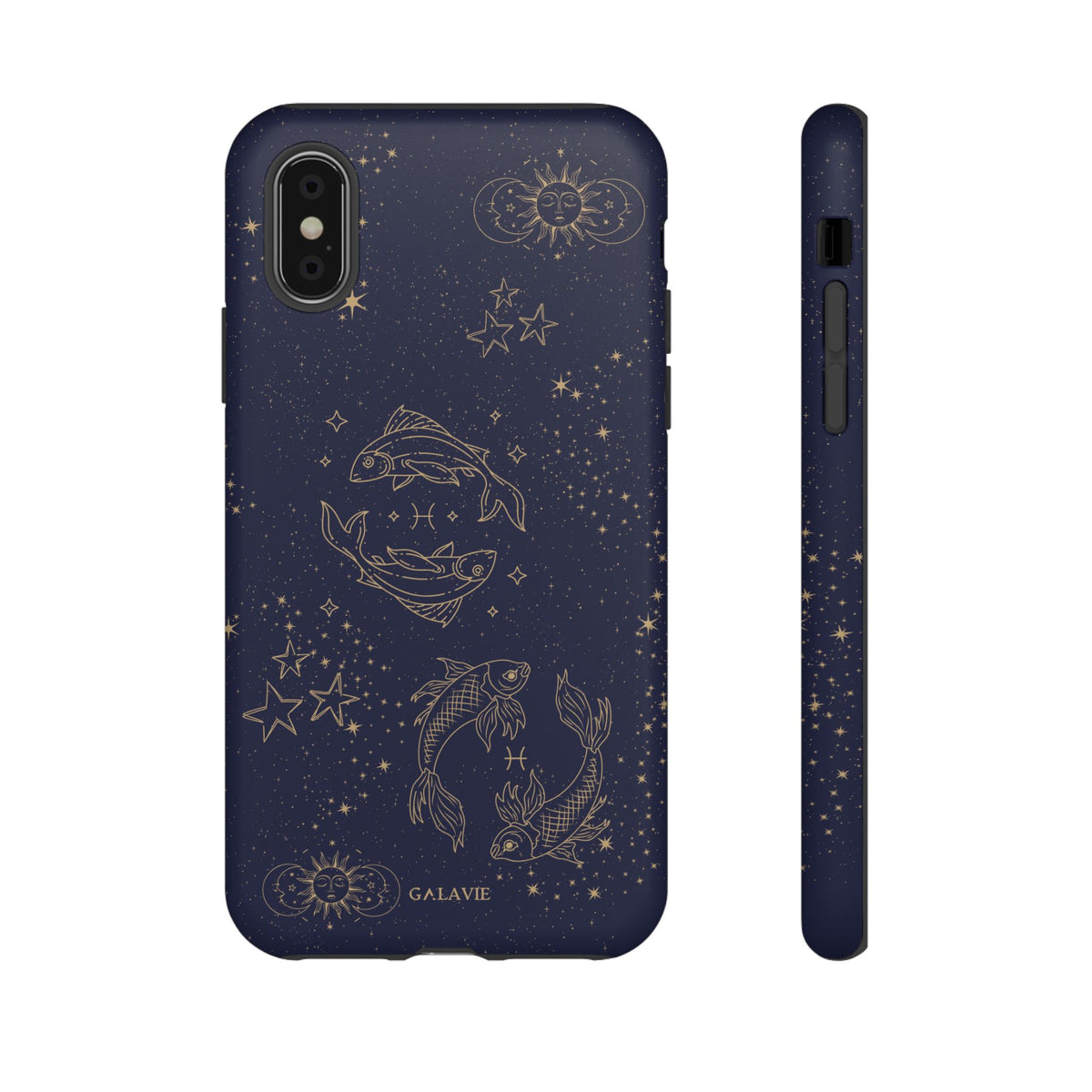Pisces Zodiac Phone Case – Navy