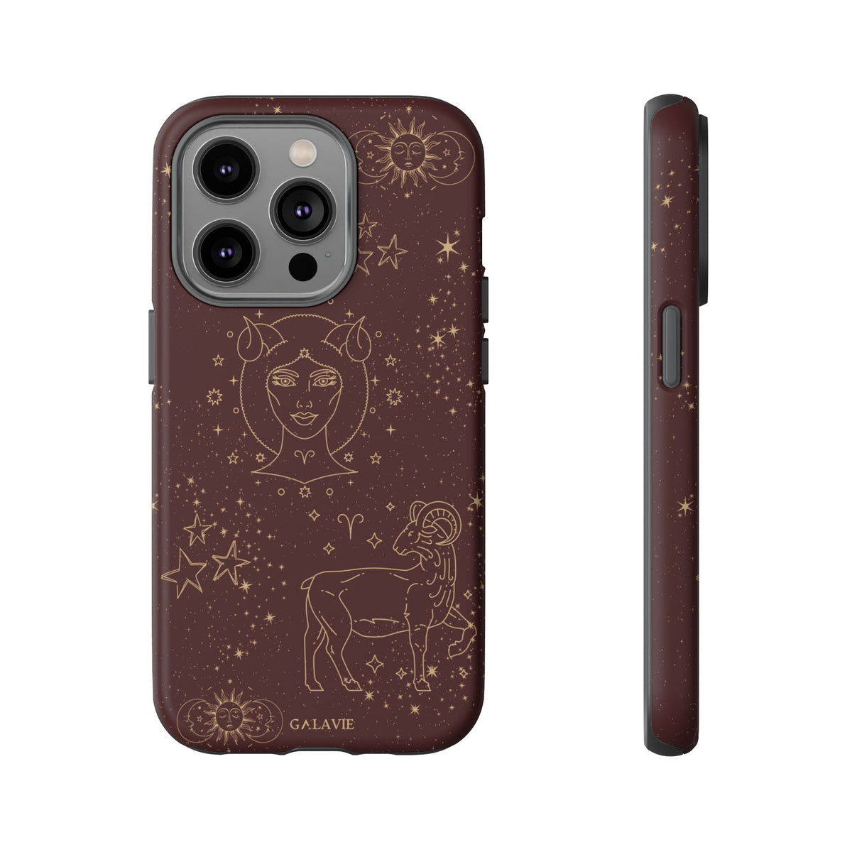 Aries Zodiac Phone Case – Chocolate