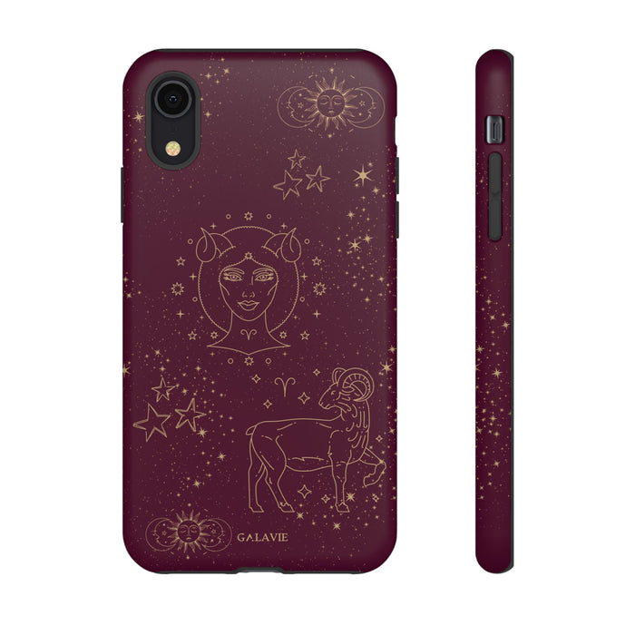 Aries Zodiac Phone Case – Merlot